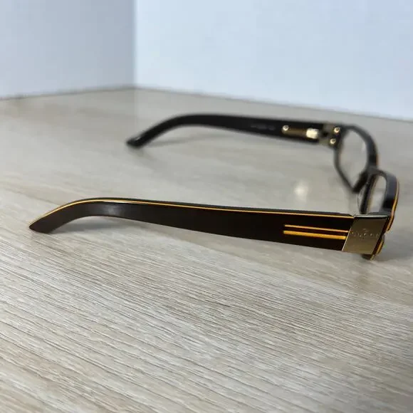 Gucci GG2916 GRN Eyeglasses Brown Orange Frames 50-14-125 - Picture 11 of 11